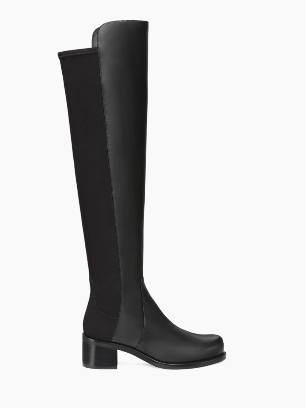 Stuart Weitzman women 
Reserve Bold Leather Over-The-Knee Boots black $795 New